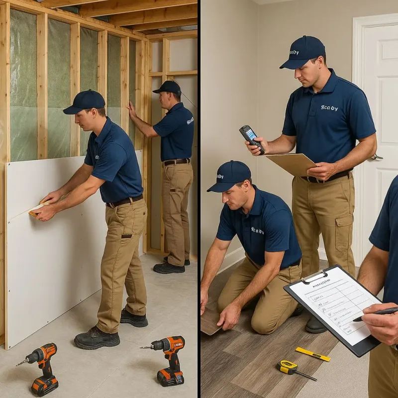 Repairs and Reconstruction process in Rolla, ND